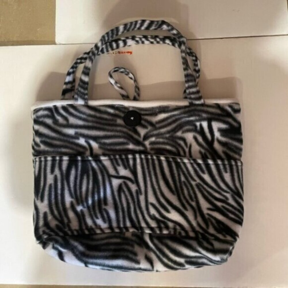 Tote Bag Zebra Pattern - Picture 1 of 1